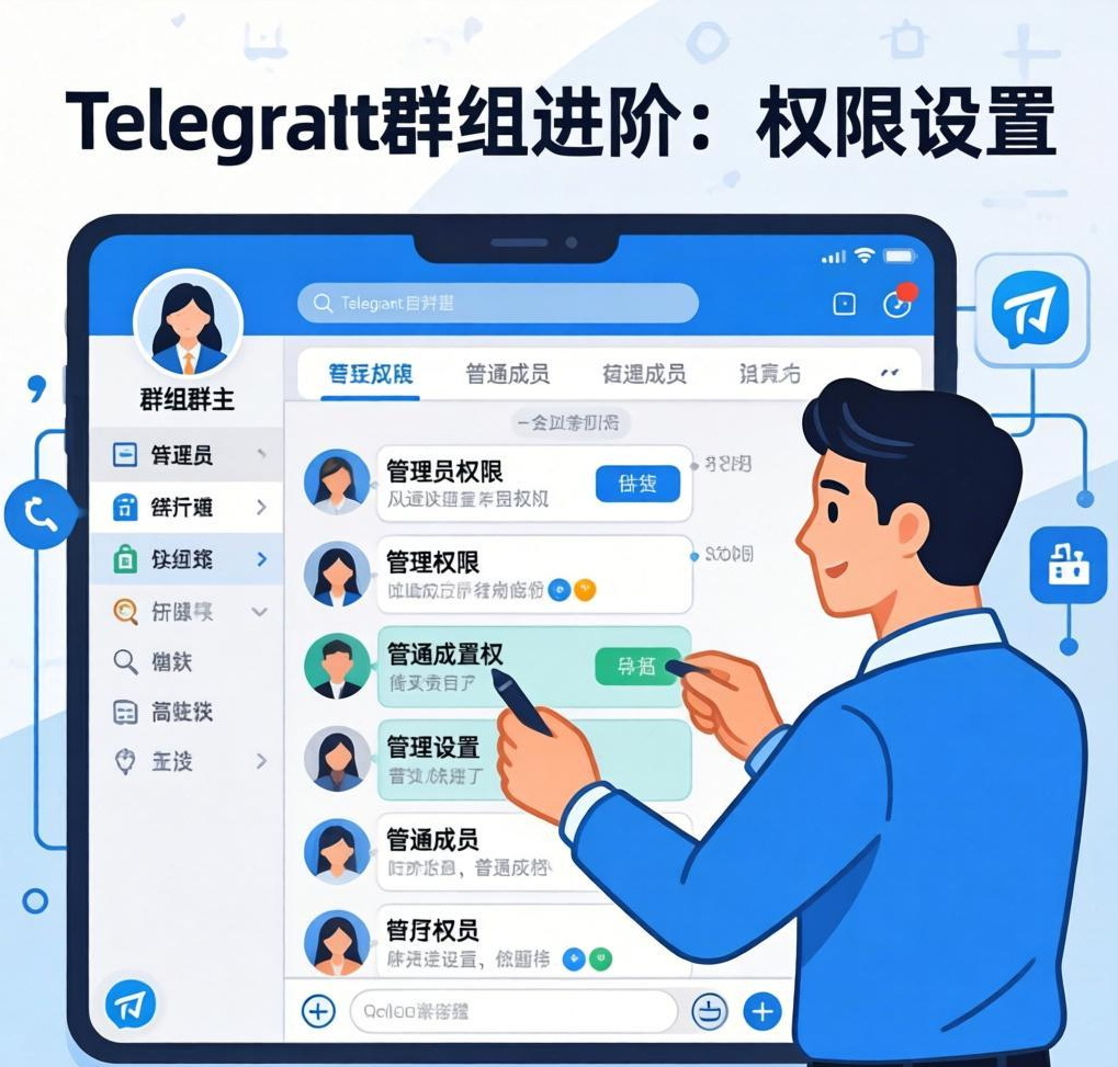 Telegram群组进阶：权限设置、机器人添加与防骚扰规则